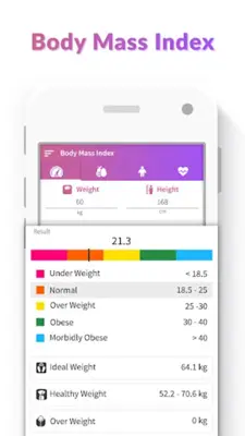 BMI Calculator – Calorie Burn android App screenshot 6